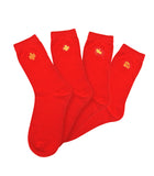 WOFS Lucky Red Socks (4 pairs/set)