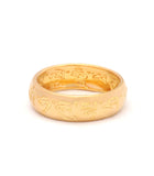 18K Gold Mantra Ring (US Size 7)