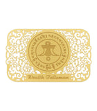 Wealth Talisman Printed on A Card in Gold