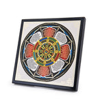 Dharani Plaque with Dharma Wheel