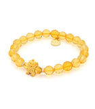 Pi Yao with Faceted Citrine Beads Bracelet