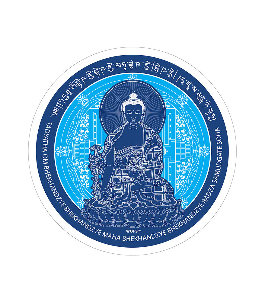 Medicine Buddha Window Sticker