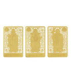 "Fuk Luk Sau" Three Star Gods Gold Card to Attract Health, Wealth and Happiness