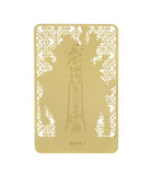 Healing Deer Gold Wallet Card