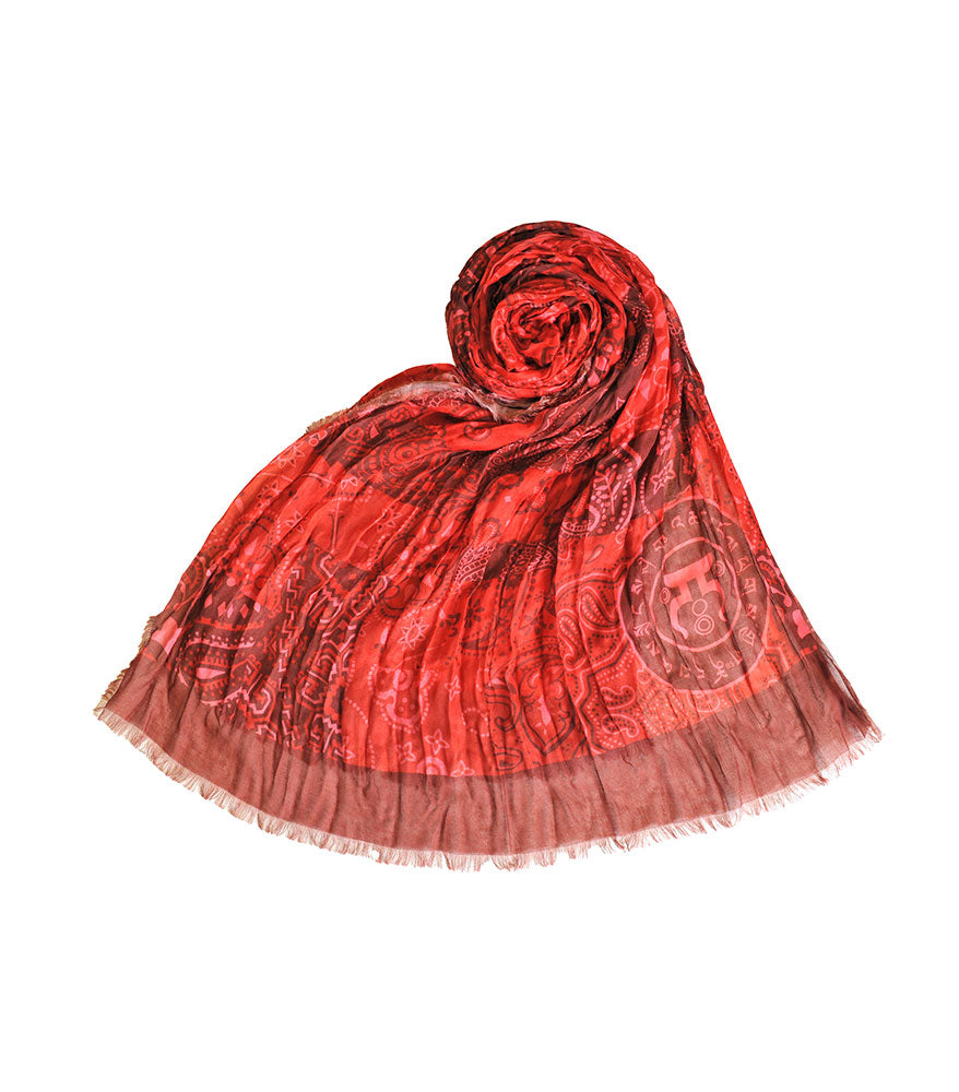 crinkled shawl