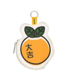 Good Fortune Orange Canvas Pouch