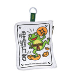 Boundless Prosperity Frog Canvas Pouch