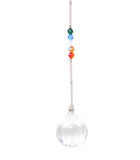 Crystal Ball with 5 Element Crystal Hanging