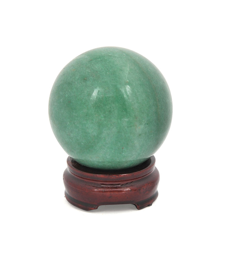 Green Aventurine Ball with Stand