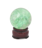 Green Fluorite Ball with Stand