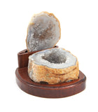 Agate Treasure Geode with Stand