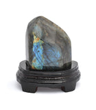 Labradorite Rough Stone With Stand