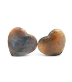 Pair of Water Agate Hearts