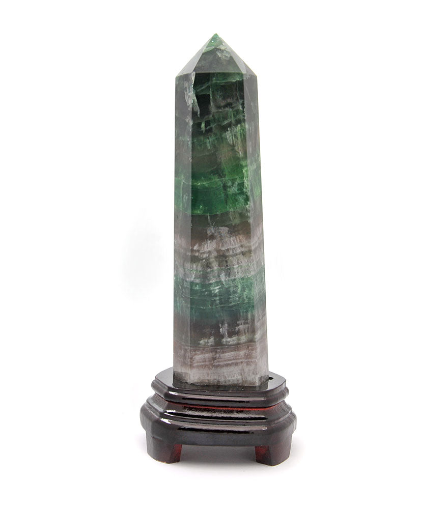 Fluorite Point with Stand