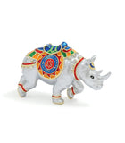 Active Rhinoceros & Elephant