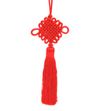 Auspicious Hanging - Mysticknot With Tassel (Red)