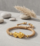 Pi Yao Charm Bracelet (Beige)
