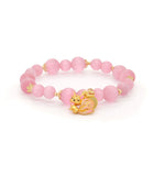 Nine-Tailed Fox Charm Bracelet with Cat's Eye