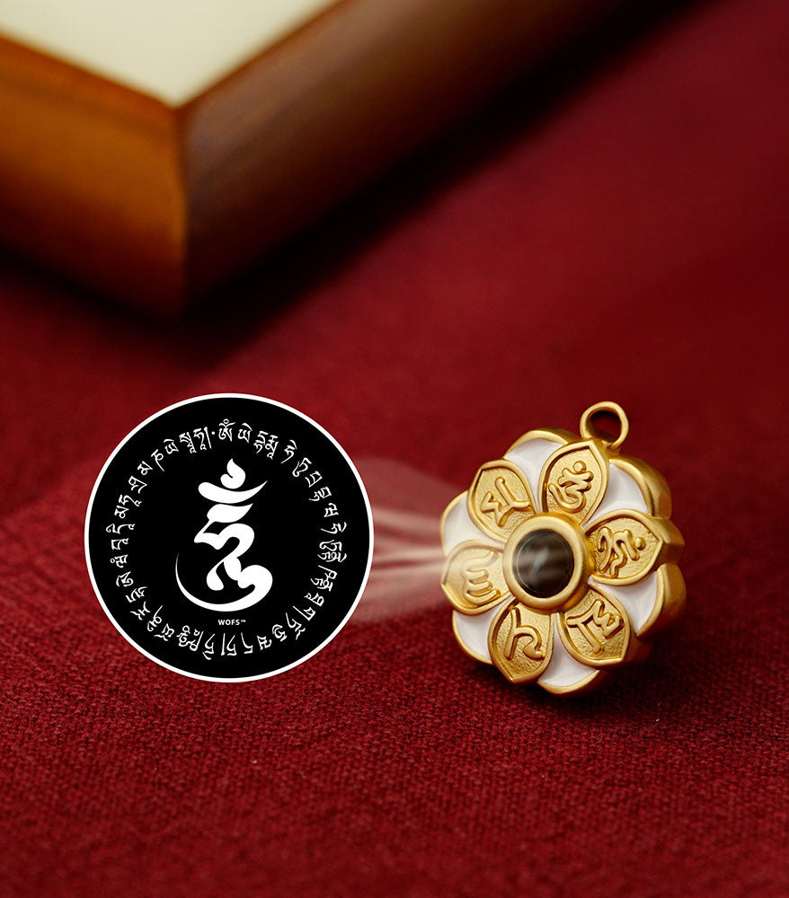Om Mani Padme Hum Pendant with Chain – FSMegamall.com