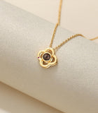 Four-Leaf Clover Pendant with Chain