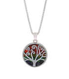 Ammolite Tree of Life Pendant