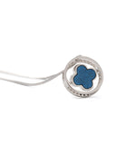 Dual-Sided Lucky Clover Meteorite Pendant