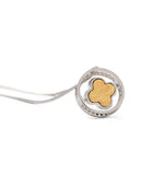 Dual-Sided Lucky Clover Meteorite Pendant