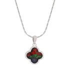 Ammolite Four-Leaf Clover Pendant