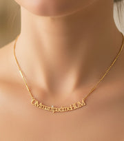 Gift of Gold - Om Mani Padme Hum Necklace