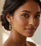Gift of Gold - 5 Spoked Dorje Earring