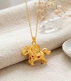 Gift of Gold - Horse with Coin Pendant