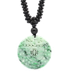 Jade Pendant with Pair of Pi Yao & Longevity Symbol