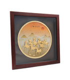 24K Gold-Plated 8 Frolicking Horses Plaque