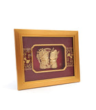 24K Gold-Plated Wedding Couple in Gold Plaque