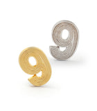 Number 9 Brooch