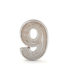 Number 9 Brooch