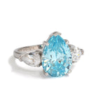 Triple Jewel Waterdrop Ring