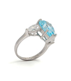 Triple Jewel Waterdrop Ring