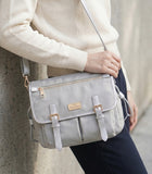 WOFS Buckle Messenger Bag (Metallic Matte)