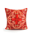 Clover Red Cushion Cover (Pair)
