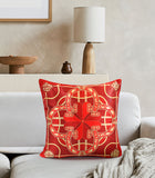Clover Red Cushion Cover (Pair)