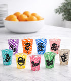 “9 Dragons of Prosperity" Shot Glasses