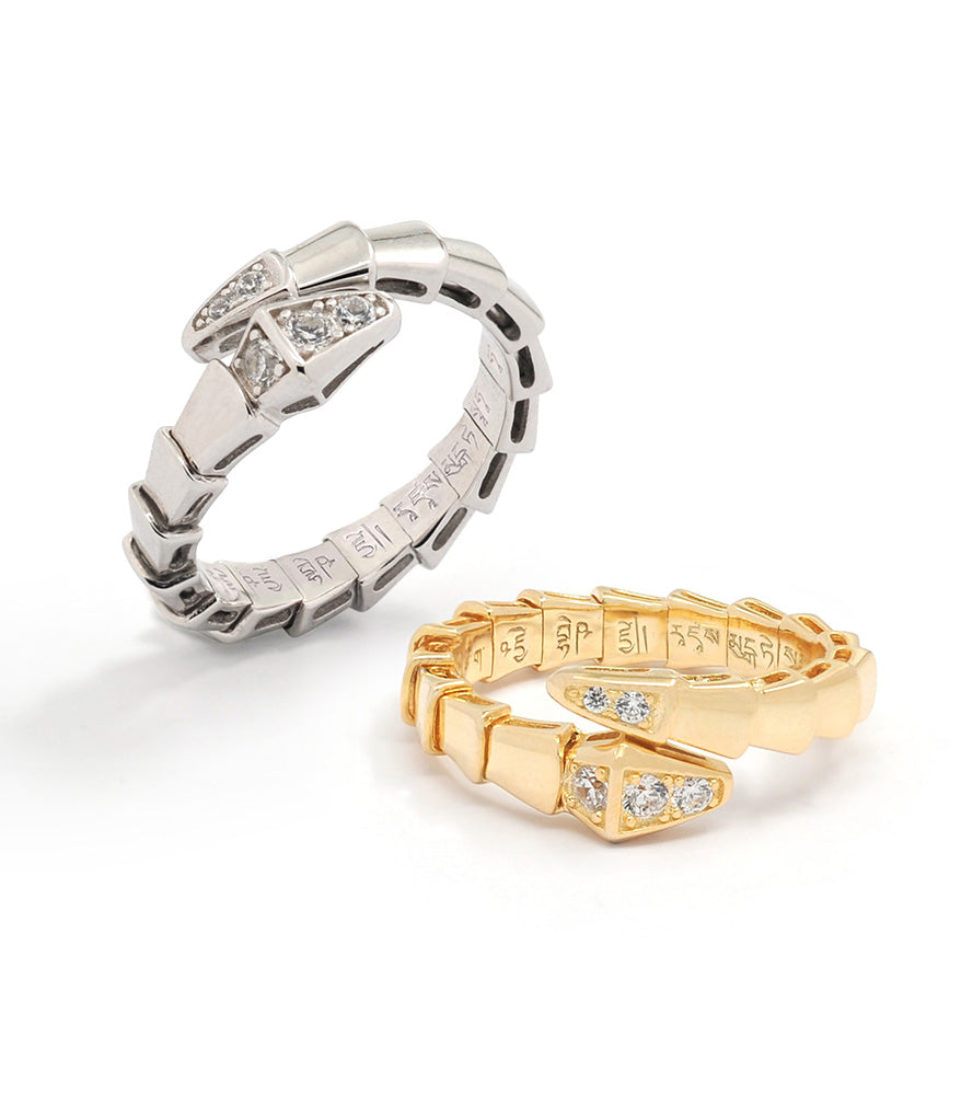 Healing Snake Mantra Ring – FSMegamall.com
