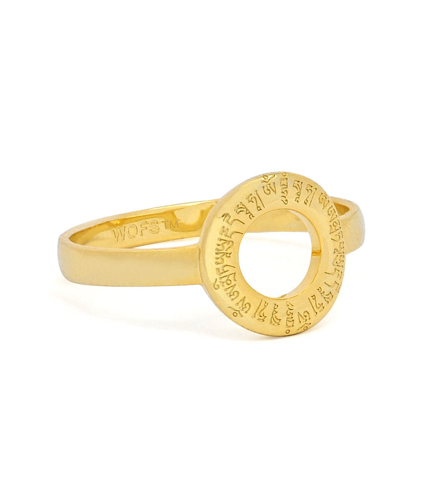 Infinite Blessings Ring with Namgyalma Mantra