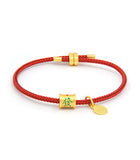 “3 Dragons” Mahjong Tiles Red Bracelet