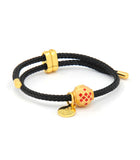 Mystic Knot Black String Bracelet
