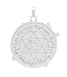 Amulet Medallion for Enthrallment (White Gold/Red)