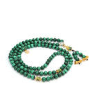 Malachite Mala with Wu Lou For Health & Longevity Of Success (8MM Beads) + Free Chant A Mantra Booklet