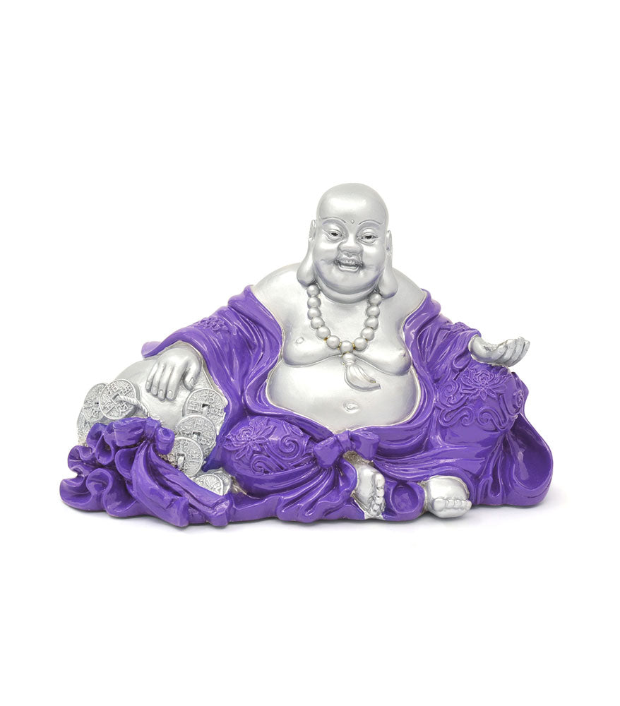 “Ngan Chee” Happy Buddha in Royal Purple
