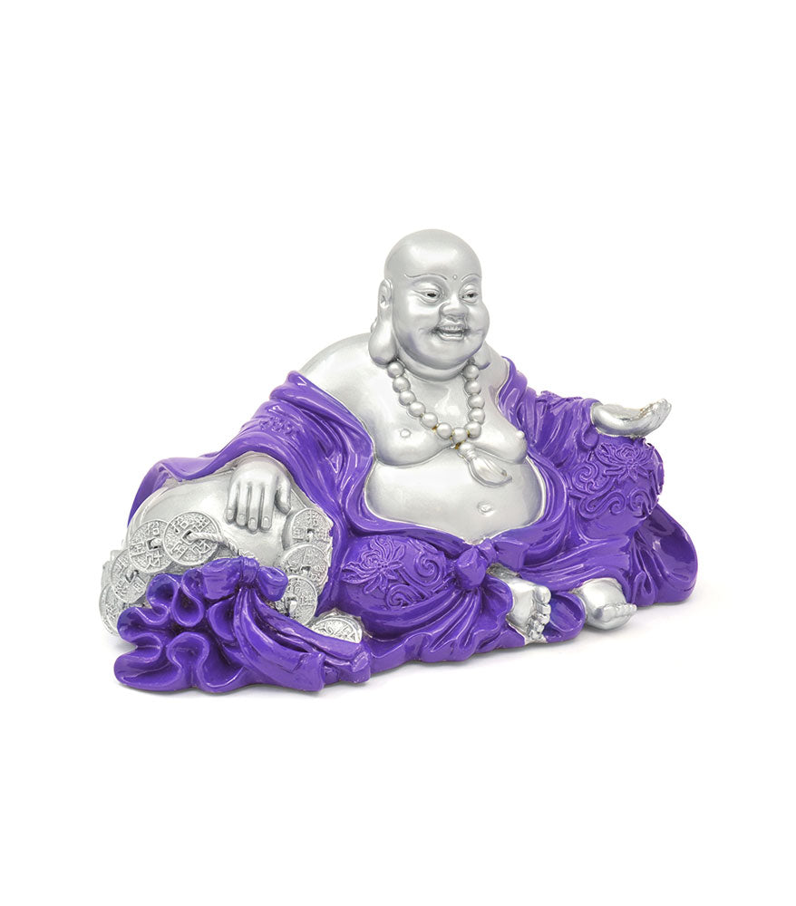 “Ngan Chee” Happy Buddha in Royal Purple